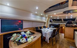 Sunseeker 82 table detail