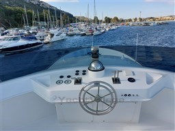 Picchiotti 68, Cabanon, flybridge postazione di guida