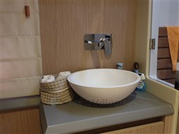 Beneteau MC5 bathroom detail