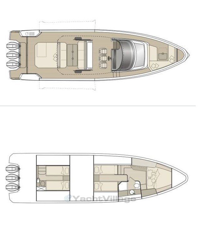{L}Layout, 3 cabin option