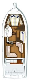 Tiara 3900 Convertible layout