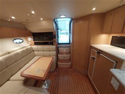Tiara 3500 Open Sampei cabin view