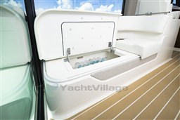 Tiara 56LS cockpit fridge