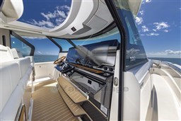 Tiara 56LS helm by side