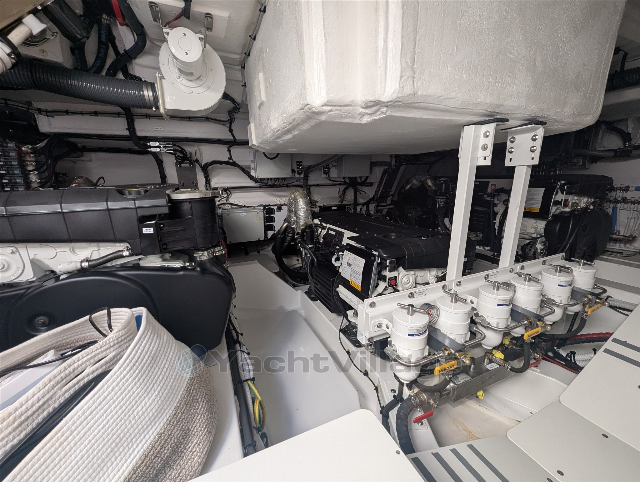 {I}Engine room