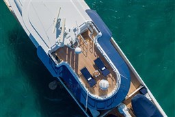 Aquarius IV Aerial View Mid Yacht