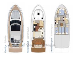 Bavaria 420 coupè lay out
