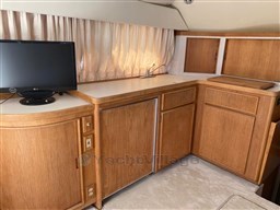 Bertram 37, galley view