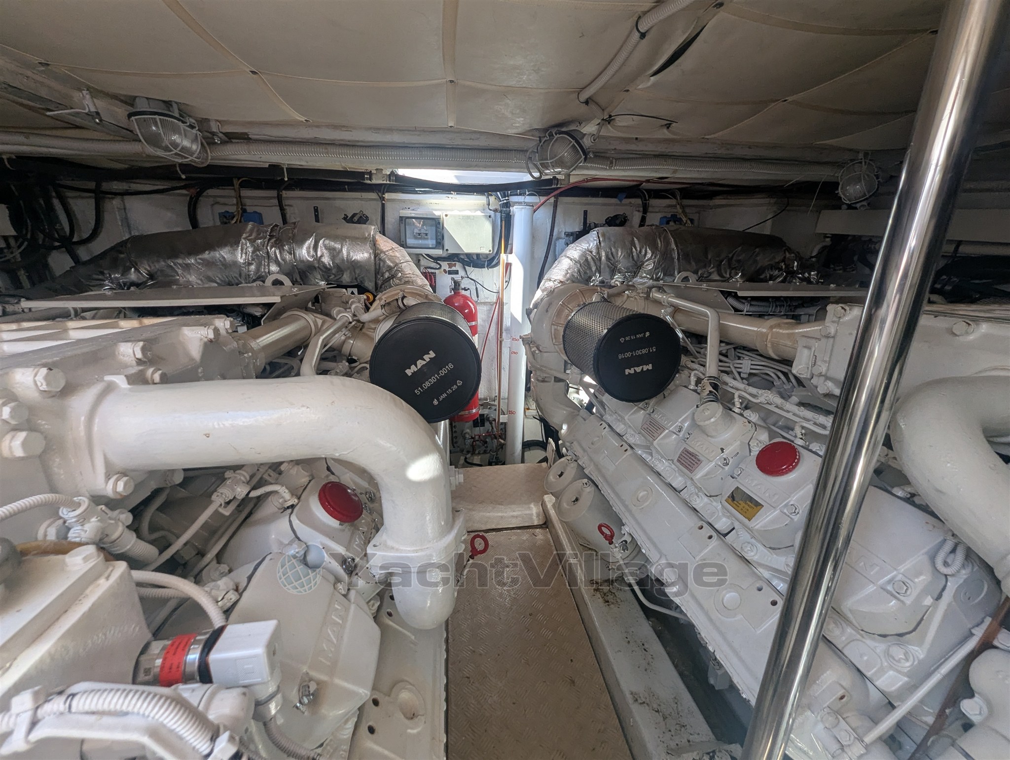 {I}Engine room