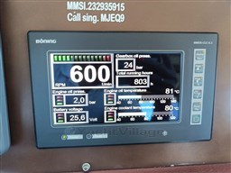 Dolphin 51 engine hours 29-08-24