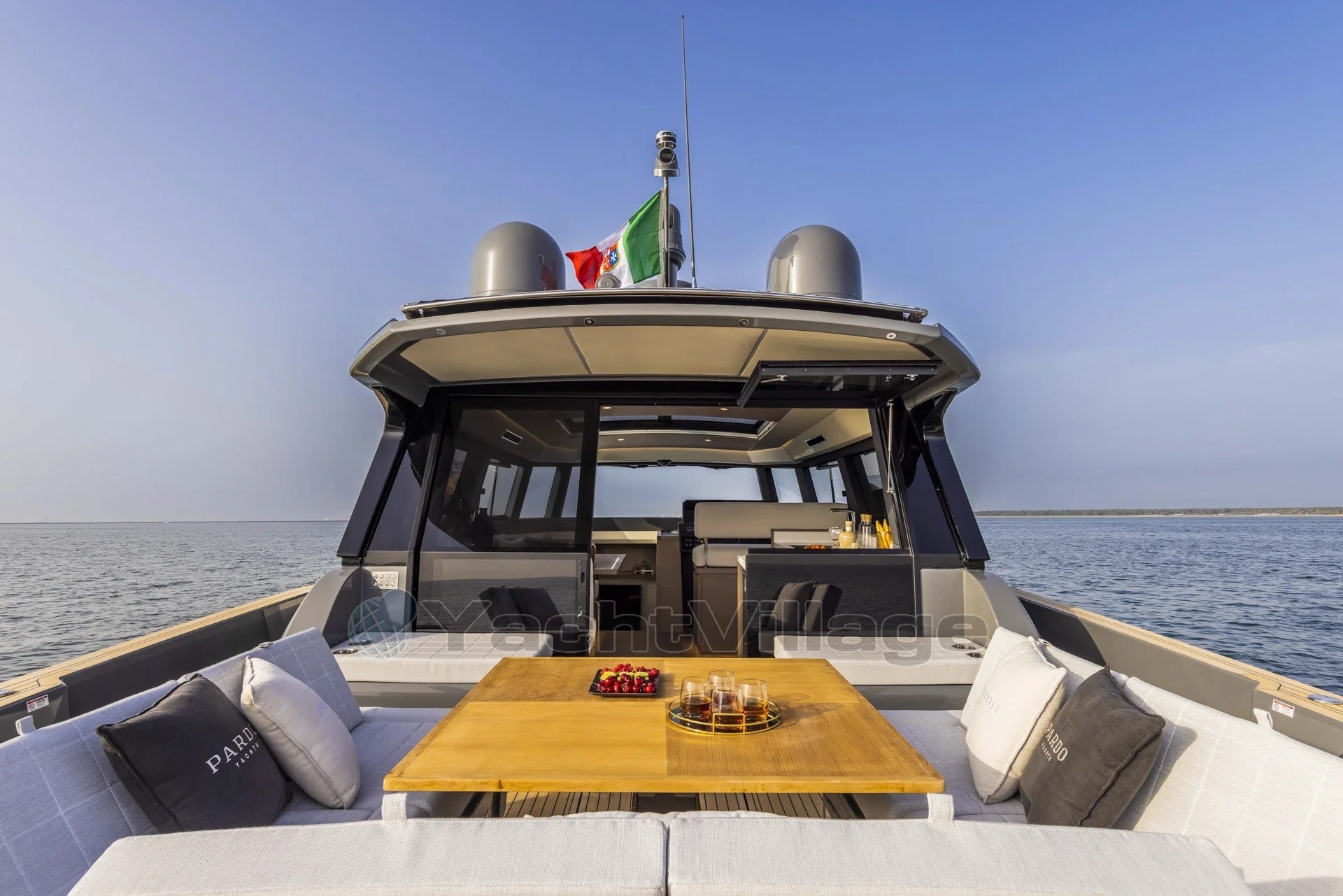 Pardo GT52 cockpit view