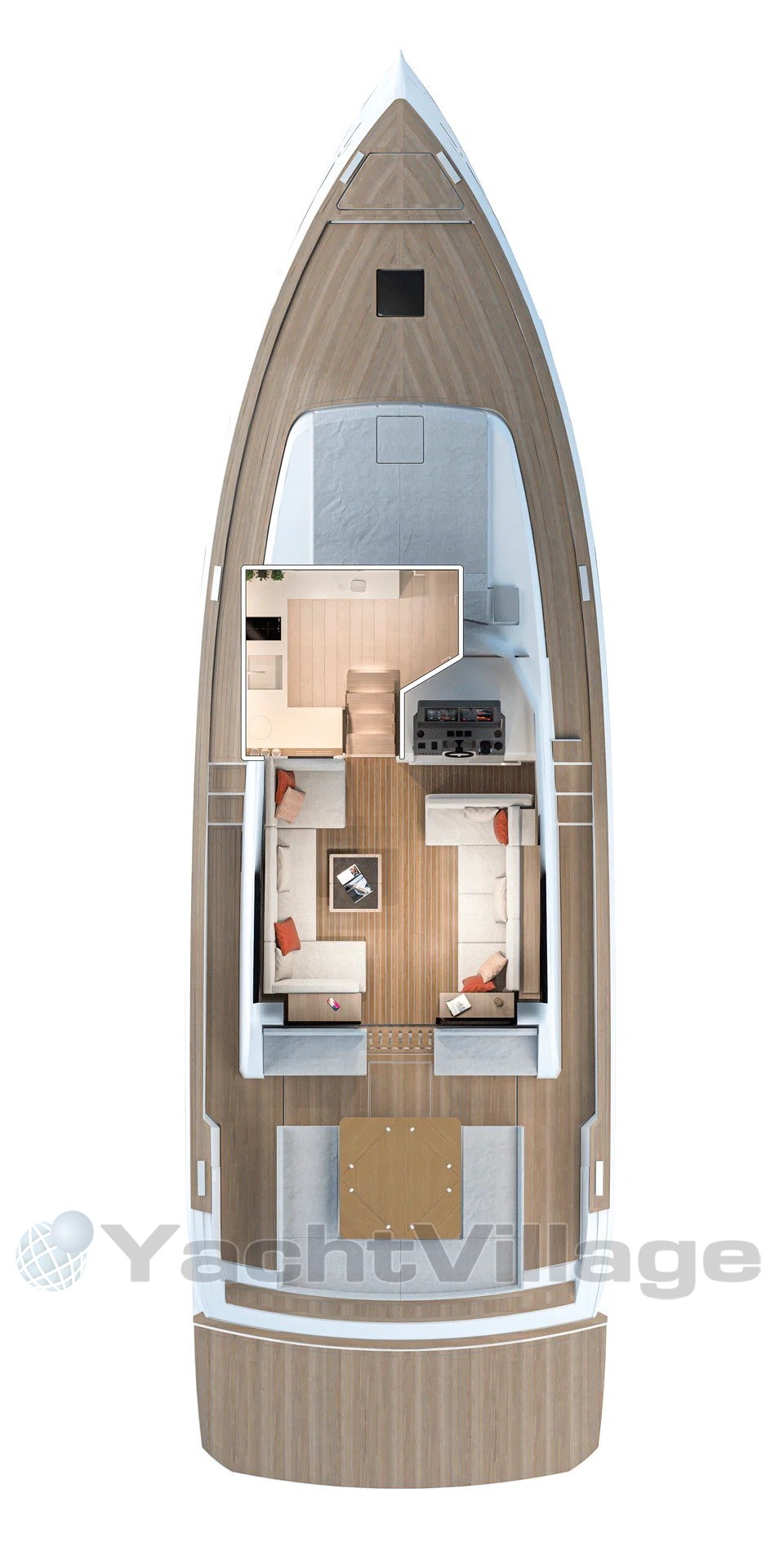 Pardo GT52 main deck