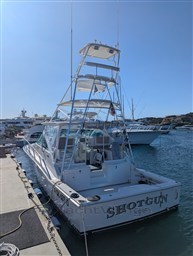Cabo 38 Express aft view