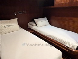 Sciallino 52 Gemy guest cabin, twin berths