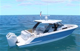 Tiara 39LS aft profile