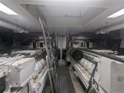 Riva 85 Opera engine room