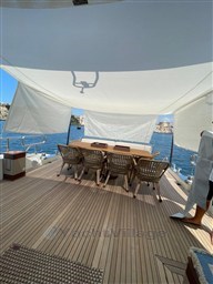 Alalunga 85 Sport X cockpit detail