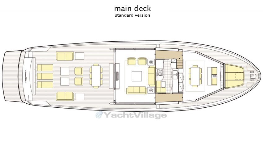 {L}Main deck ayout