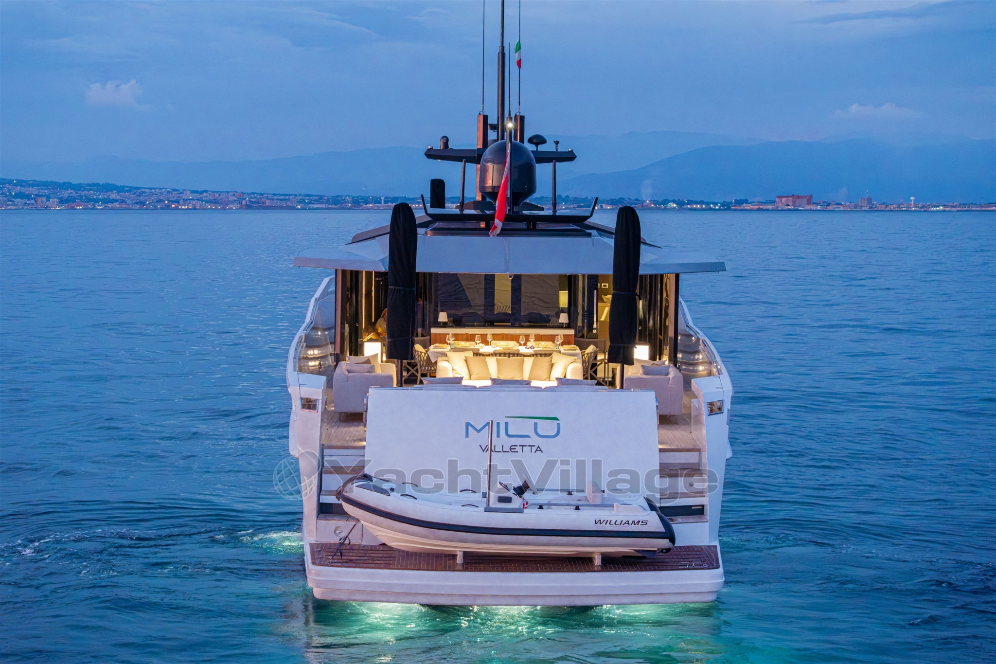 Stern view