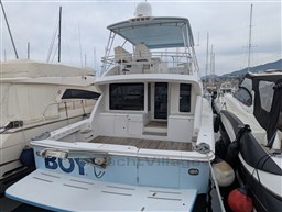 Bertram 630 aft view