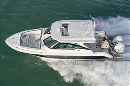 Tiara 34 LX aerial view