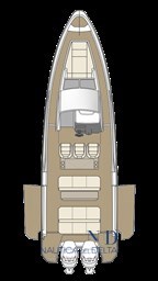 Saxdor 320 GTO deck layout