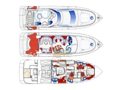 Azimut 68 evo evolution layout