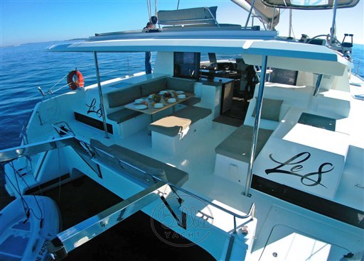 Helia 44 a vendre acheter -BELLA YACHT - catamaran occasion - pre owned catamaran- aft
