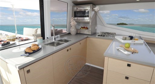 Helia 44 a vendre acheter -BELLA YACHT - catamaran occasion - pre owned catamaran- galley