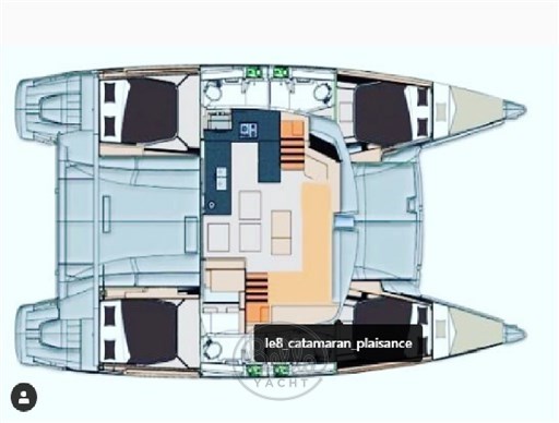 Helia 44 a vendre acheter -BELLA YACHT - catamaran occasion - pre owned catamaran- CONFIGURATION