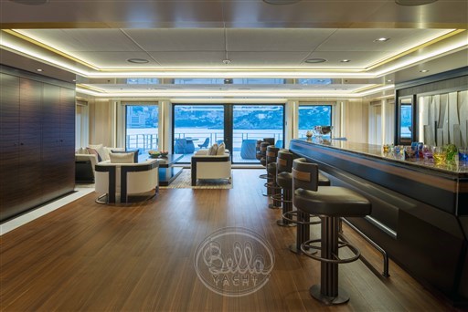 8, Bridge Aft Interior Lounge -  Mathieu Gueudin - Yacht Broker - Yacht for sale - Bella Yacht - Cannes - Côte d'Azur - Monaco - Illusion Plus - MY