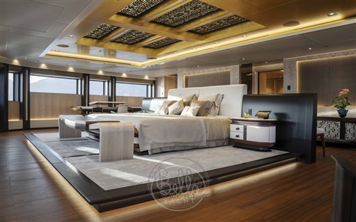 11, Upperdeck owner's stateroom 1 -  Mathieu Gueudin - Yacht Broker - Yacht for sale - Bella Yacht - Cannes - Côte d'Azur - Monaco - Illusion Plus - MY