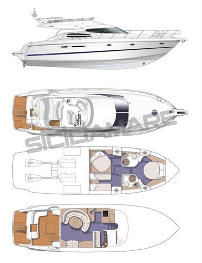 Cranchi Atlantique 48_layout