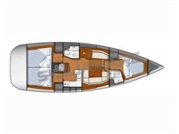 Sun Odyssey 42 DS Layout