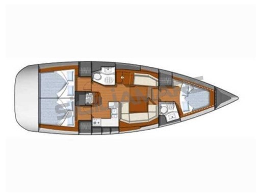 Sun Odyssey 42 DS Layout