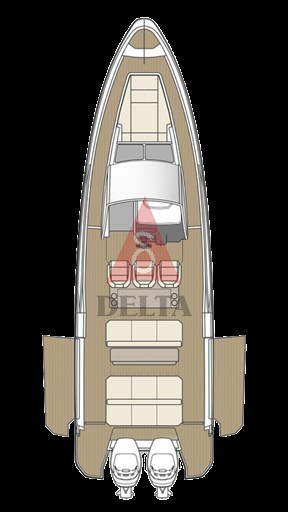 Saxdor 320 GTO deck layout