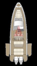 Saxdor 320 GTO deck layout