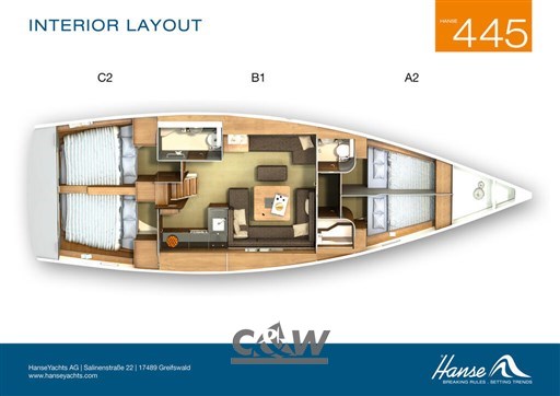 Hanse layout 4 cab